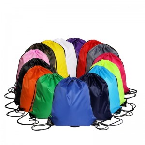 Daghang kolor nga drawstring backpack